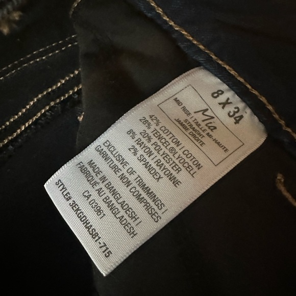 Ladies Denver Hayes Jeans - Size 8X34 - Picture 6 of 9